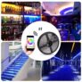 Ruban led RGB connecté 60W 5M RGBW 300pcs LED Flexible Strip Light Kit +Controller +Power Adapter EU Plug