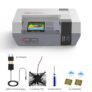 RETROFLAG NESPi 4 CASE Raspberry Pi 4 Case with SSD CASE Cooling Fan HDMI Adaptor & Heatsinks for Raspberry Pi 4 Model B – With EU Adapter