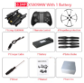 Visuo XS809W XS809HW quadrirotor Mini Pliable Drone